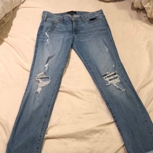 Flying monkey distressed jeans